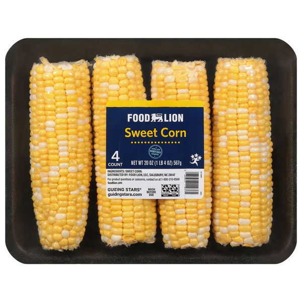 Food Lion Sweet Corn - 4 ct