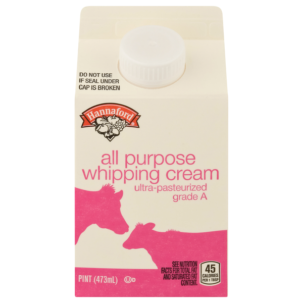 Hannaford All-Purpose Whipping Cream