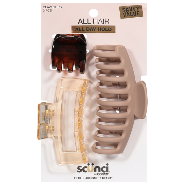 Scunci Claw Hair Clips