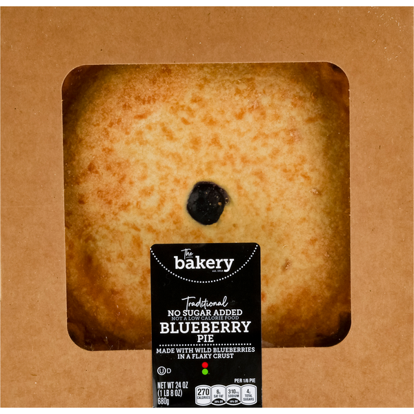Stop & Shop The Bakery No Sugar Added Traditional Blueberry Pie