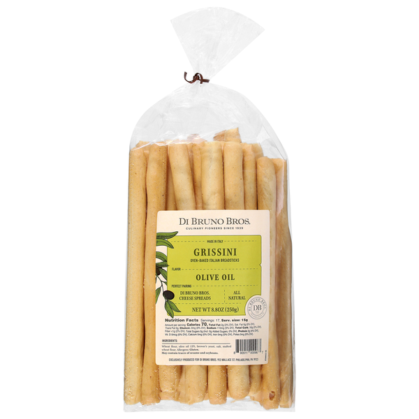 Di Bruno Bros. Olive Oil Grissini Italian Breadsticks