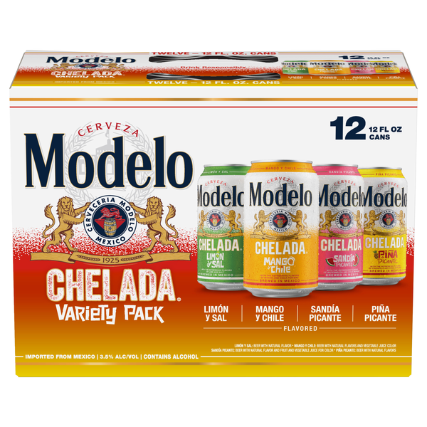 Modelo Chelada Beer Variety Pack - 12 pk