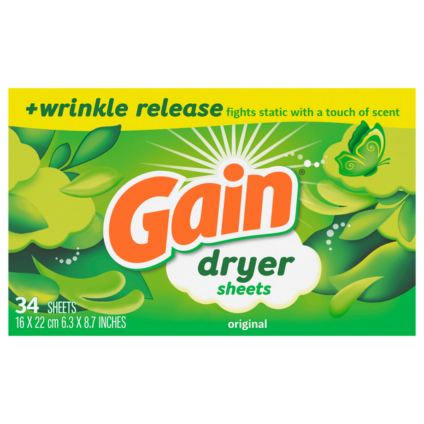 Gain Original Dryer Sheets