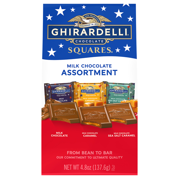 Ghirardelli Milk Chocolate Assortment Squares