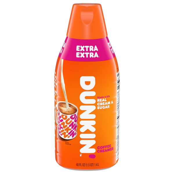 Dunkin' Extra Extra Coffee Creamer Refrigerated