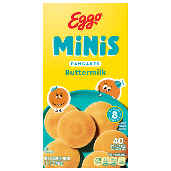 Eggo Minis Buttermilk Pancakes - 40 ct
