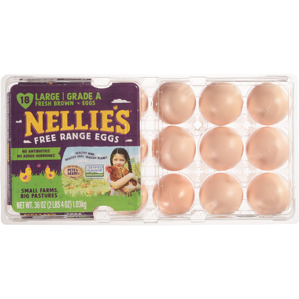 Nellie's Free Range Large Brown Eggs