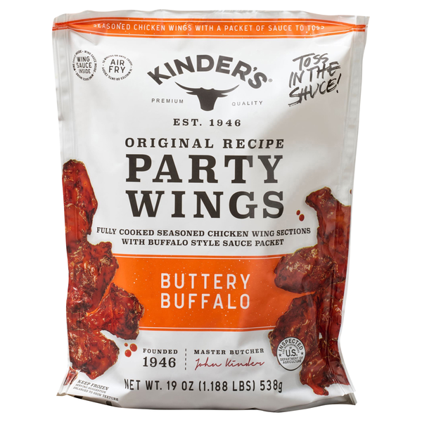 Kinder's Original Recipe Buttery Buffalo Party Wings Frozen