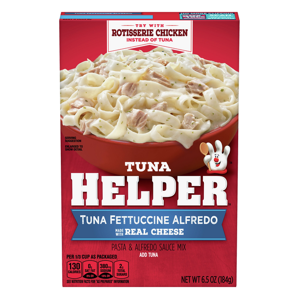Save on Tuna Helper Fettuccine Alfredo Pasta & Alfredo Sauce Mix Order