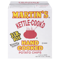 Martin's Kettle Cook'd Hand Cooked Potato Chips 16 oz ea - 3 ct