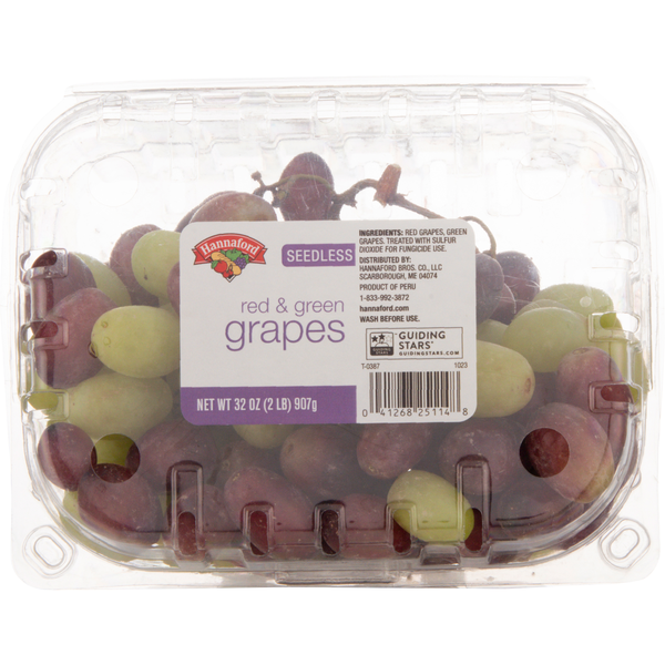 Hannaford Seedless Red & Green Grapes