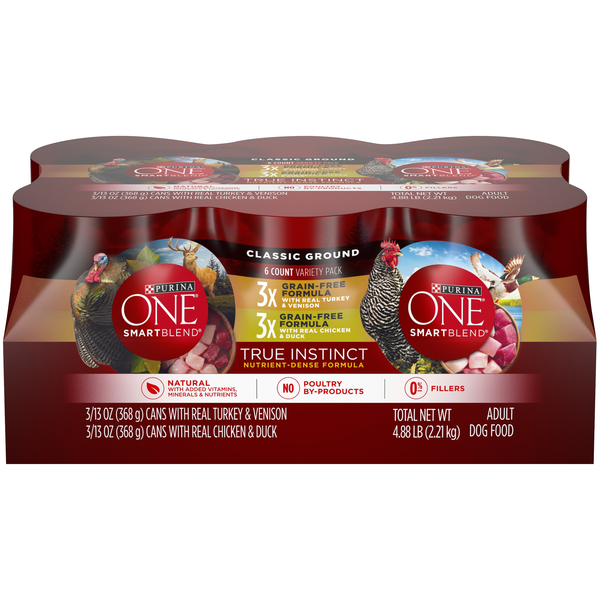 Save on Purina ONE True Instinct Classic Ground Variety Pack Adult