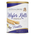 Cucina & Amore Vanilla Creme Filled Wafer Roll Cookies