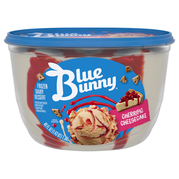 Save on Blue Bunny Cherrific Cheesecake Frozen Dairy Dessert Order