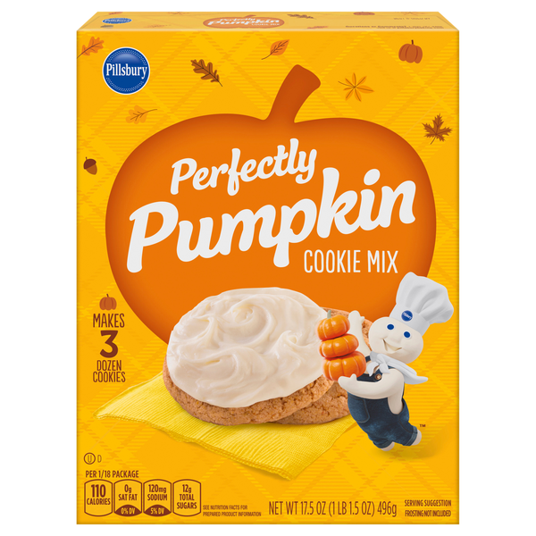 Pillsbury Moist Supreme Perfectly Pumpkin Cookie Mix
