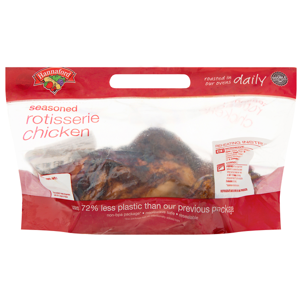 Hannaford Seasoned Rotisserie Chicken Refrigerated
