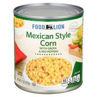 Food Lion Mexican Style Corn with Red & Green Peppers