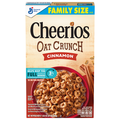Cheerios Oat Crunch Cinnamon Multigrain Cereal Family Size