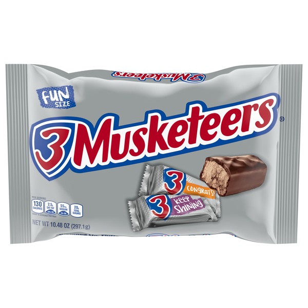 3 Musketeers Milk Chocolate Candy Bars Fun Size