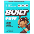 BUILT Puff Cookie Dough Chunk Protein Bars - 4 ct