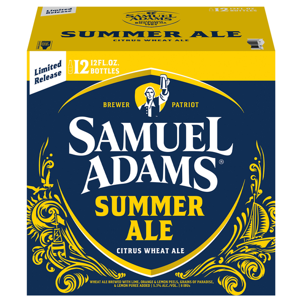 Samuel Adams Summer Ale Citrus Wheat Ale - 12 pk