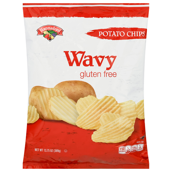 Hannaford Gluten Free Wavy Potato Chips