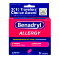 Benadryl Allergy Relief Antihistamine Tablets
