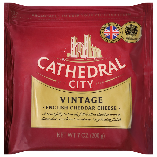 Cathedral City Vintage English Cheddar Cheese Block