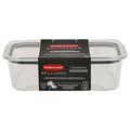 Rubbermaid Brilliance Plastic Container with Lid Large 9.6 Cup