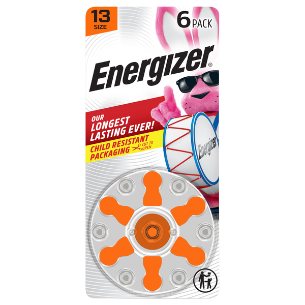 Energizer Zinc Air Size 13 Hearing Aid Batteries