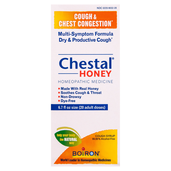 Boiron Cough & Chest Congestion Chestal Honey Cough Syrup