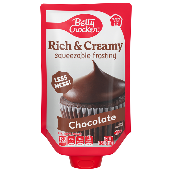 Betty Crocker Rich & Creamy Chocolate Squeezable Frosting