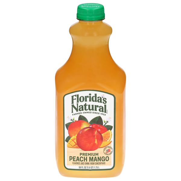 Florida's Natural Premium Peach Mango Splash Flavored Drink