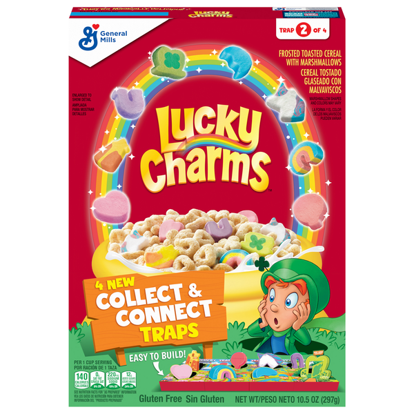 Lucky Charms Gluten Free Frosted Toasted Cereal with Marshmallows