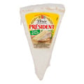 President Soft Ripened Garlic & Herbs Brie Cheese Wedge