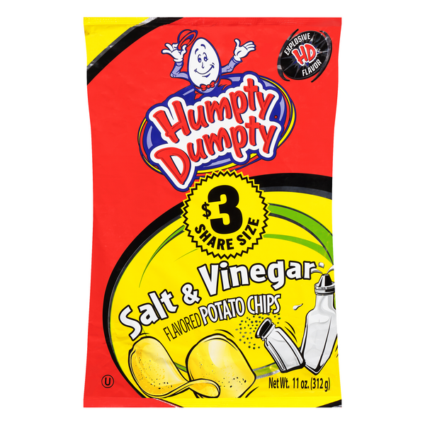 Humpty Dumpty Salt & Vinegar Potato Chips Share Size