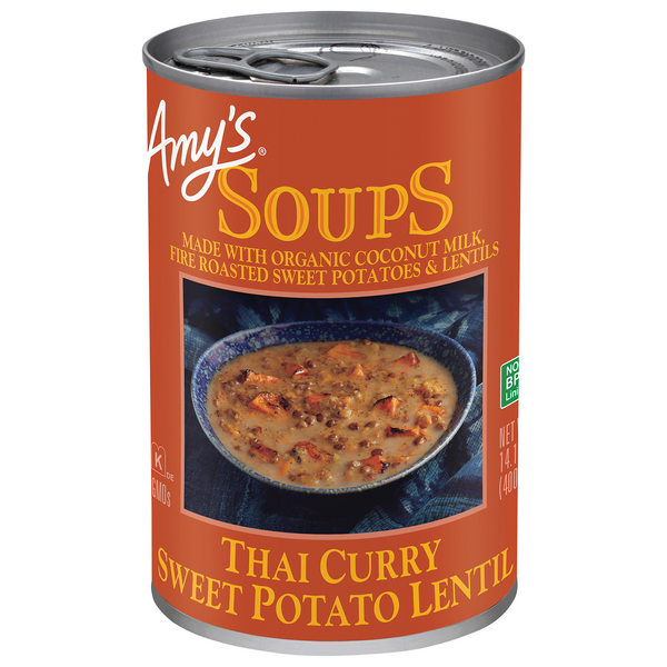 Amy's Organic Thai Curry Sweet Potato Lentil Soup