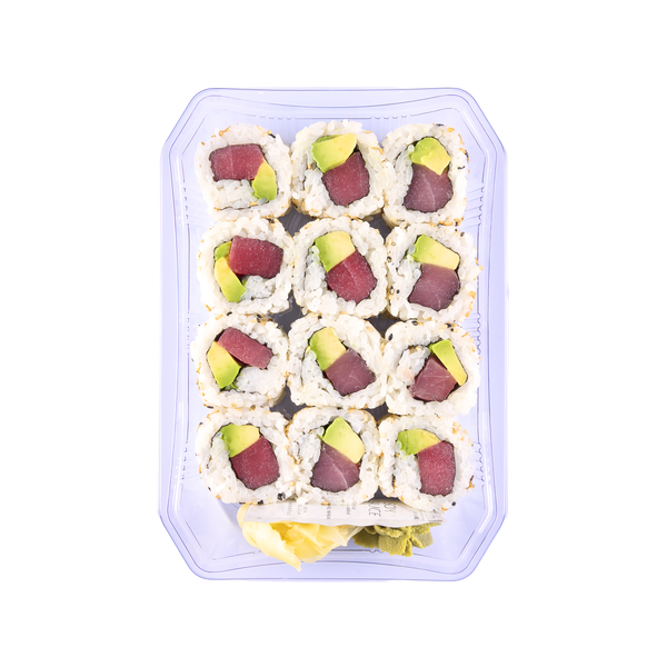 Hissho Sushi Raw Tuna Avocado Roll - 12 ct (Avail. 11am - 7pm)