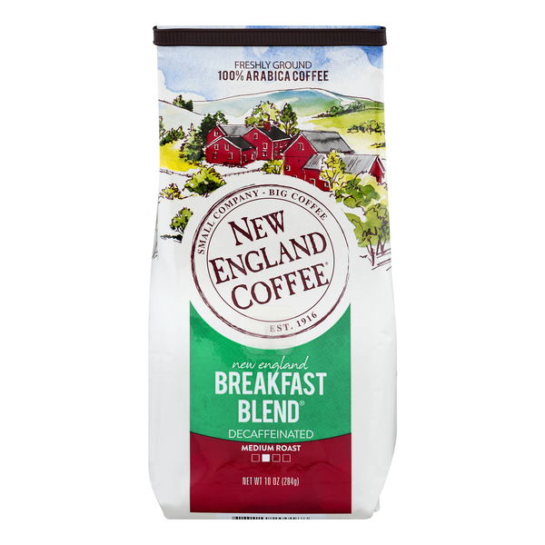 New England Coffee Decaf Breakfast Blend Medium Roast Ground Coffee