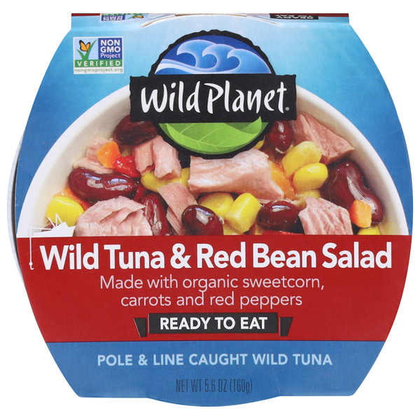 Wild Planet Sustainably Caught Wild Tuna & Red Bean Salad Ready To Eat Kit