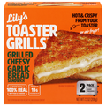 Lily's Toaster Grills Grilled Cheesy Garlic Bread Sandwich - 2 ct Frozen