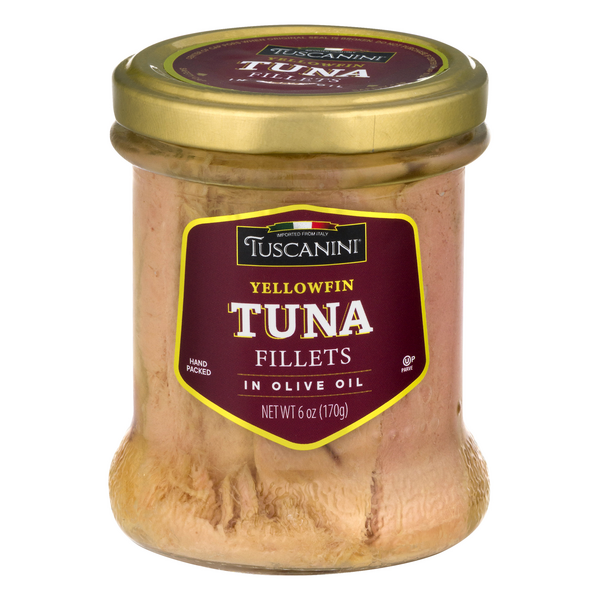 Tuscanini Imported Yellowfin Tuna Fillets in Olive Oil