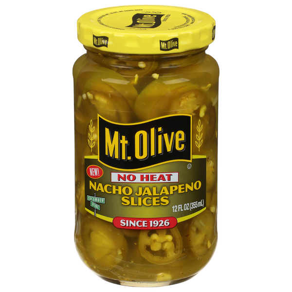 Mt. Olive No Heat Nacho Jalapeno Pepper Slices