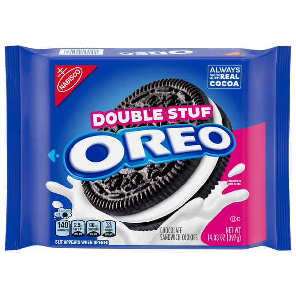 OREO Double Stuf Chocolate Sandwich Cookies