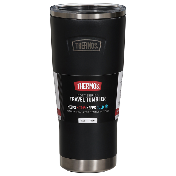 Save on Thermos Icon Series Stainless Steel Travel Tumbler Black