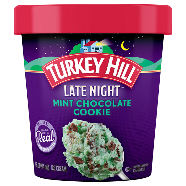 Turkey Hill Late Night Mint Chocolate Cookie Ice Cream