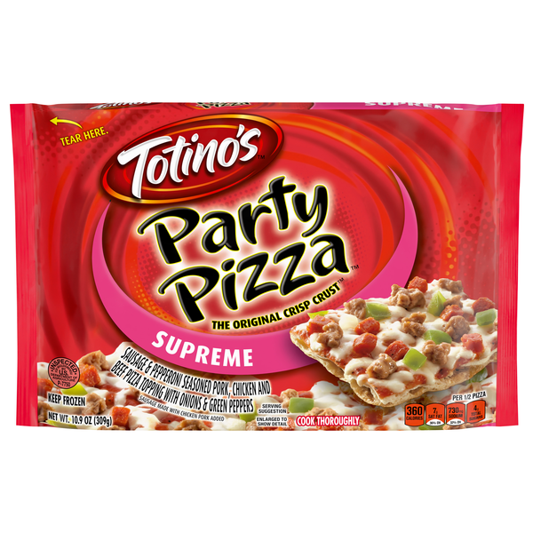 Totino's Supreme Party Pizza Frozen