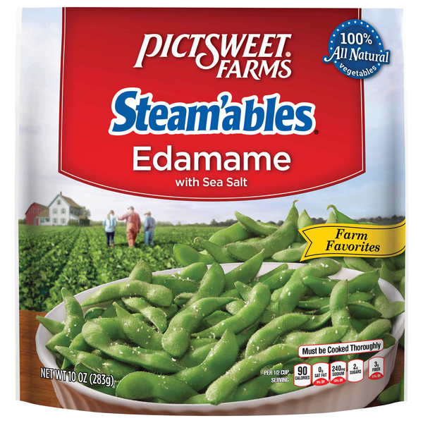 Pictsweet Farms Steam'ables Edamame with Sea Salt Frozen