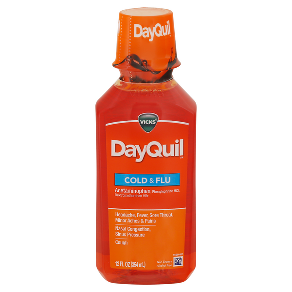 Save on Vicks DayQuil Cold & Flu MultiSymptom Relief Liquid Order Online Delivery GIANT