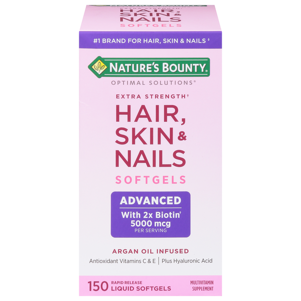 Nature's Bounty Hair, Skin & Nails Extra Strength Liquid Softgels